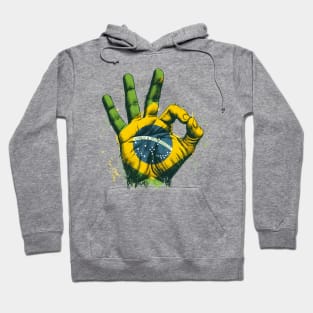 Brazil Flag Hoodie